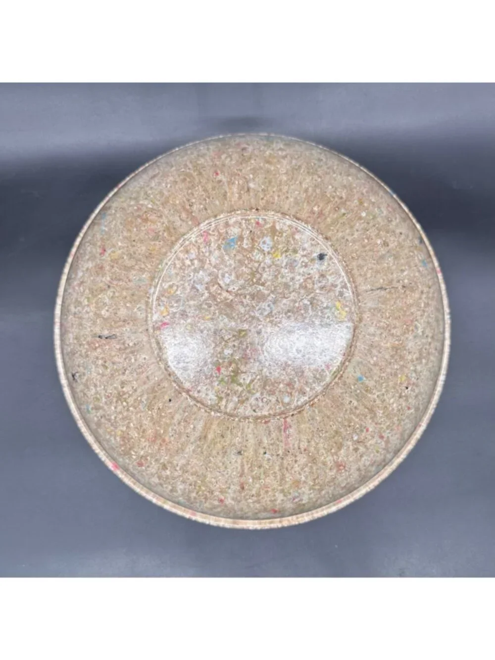 Vintage Melamine Confetti Bowl Mid Century Modern 1960s Retro Brookpark USA
